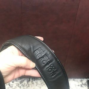 Computer bag - black leather